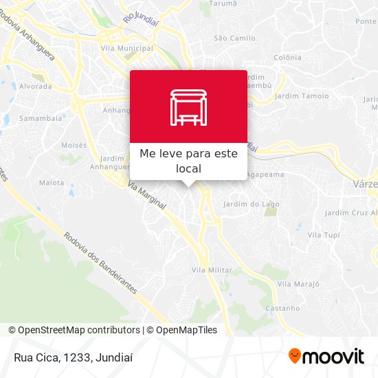 Rua Cica, 1233 mapa