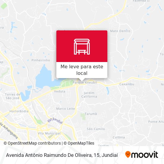 Avenida Antônio Raimundo De Oliveira, 15 mapa