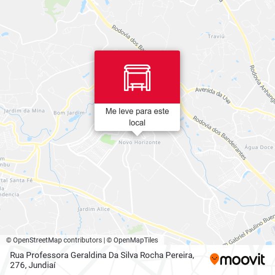 Rua Professora Geraldina Da Silva Rocha Pereira, 276 mapa