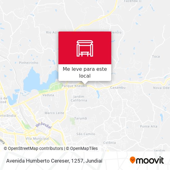 Avenida Humberto Cereser, 1257 mapa