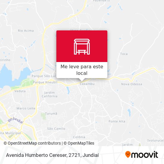 Avenida Humberto Cereser, 2721 mapa