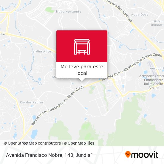 Avenida Francisco Nobre, 140 mapa