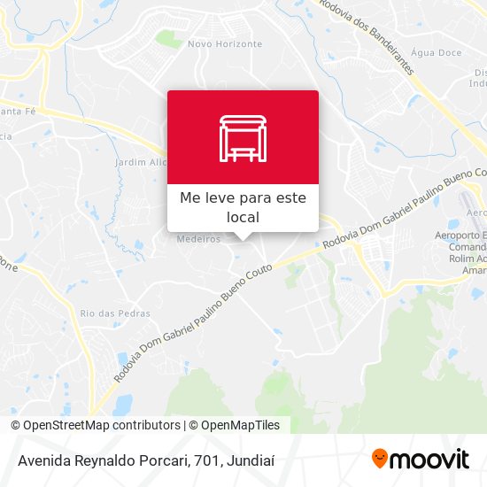 Avenida Reynaldo Porcari, 701 mapa