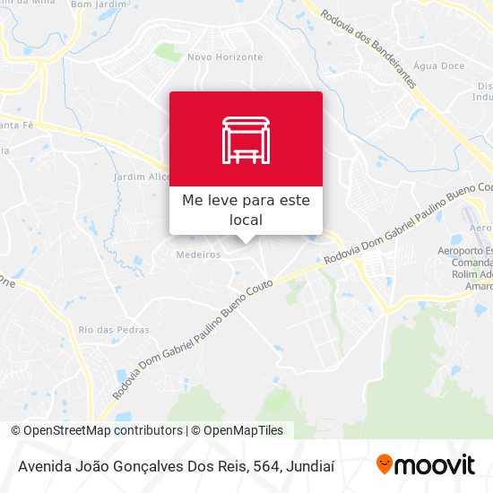 Avenida João Gonçalves Dos Reis, 564 mapa