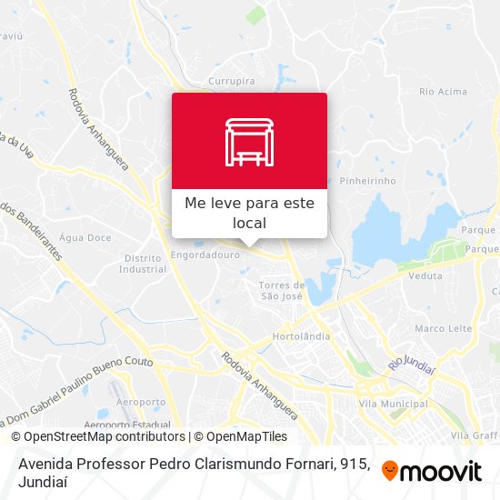 Avenida Professor Pedro Clarismundo Fornari, 915 mapa