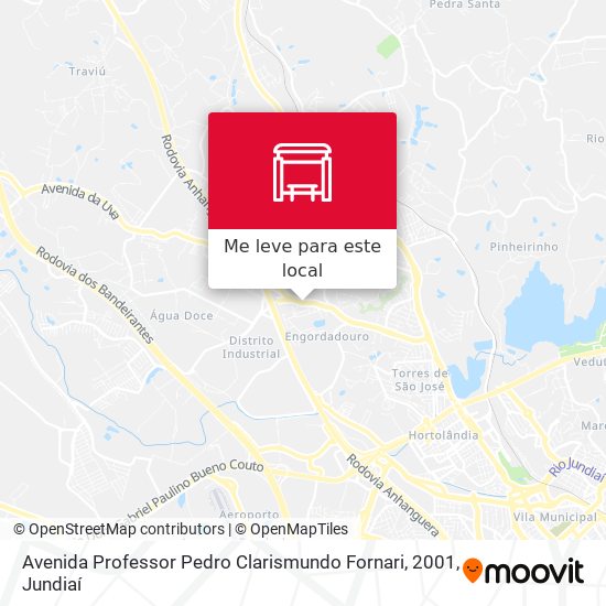 Avenida Professor Pedro Clarismundo Fornari, 2001 mapa