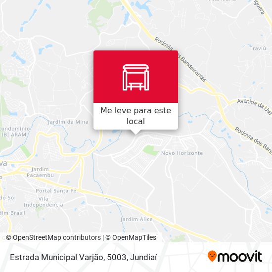 Estrada Municipal Varjão, 5003 mapa