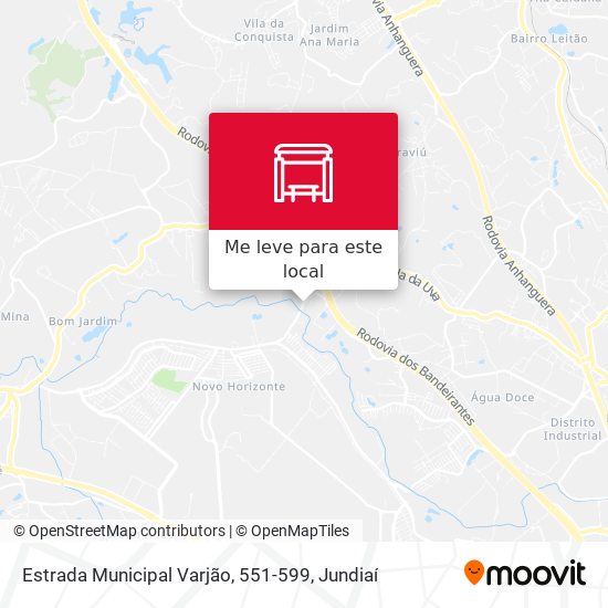 Estrada Municipal Varjão, 551-599 mapa