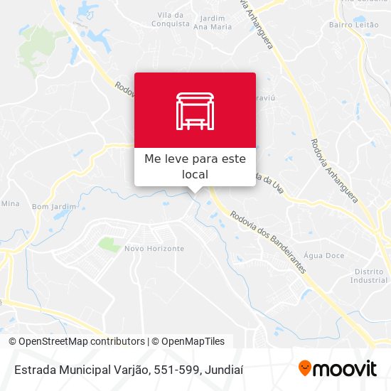 Estrada Municipal Varjão, 551-599 mapa