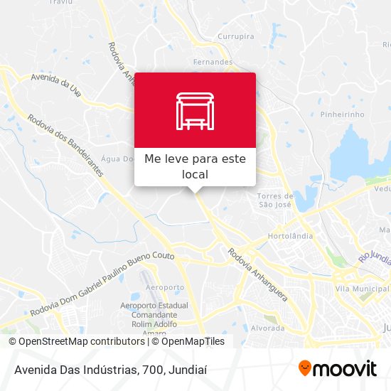 Avenida Das Indústrias, 700 mapa
