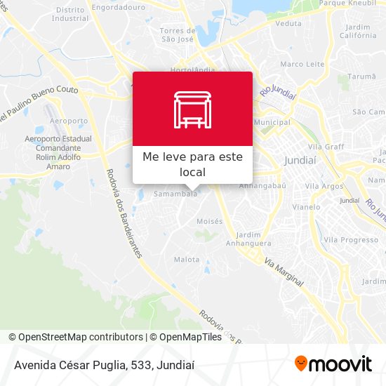 Avenida César Puglia, 533 mapa