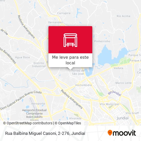 Rua Balbina Miguel Casoni, 2-276 mapa