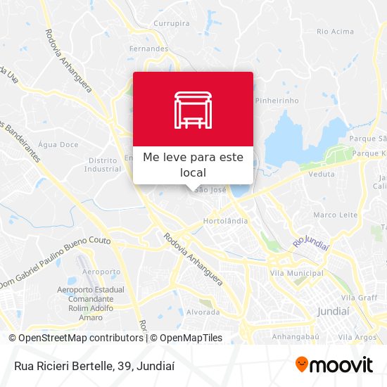Rua Ricieri Bertelle, 39 mapa