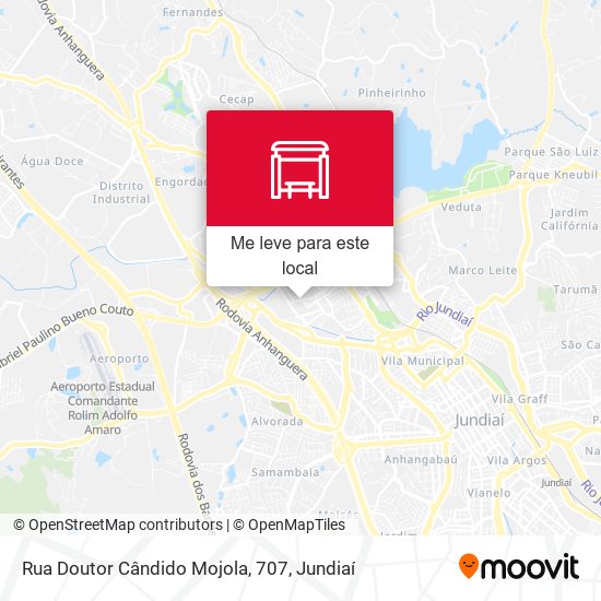 Rua Doutor Cândido Mojola, 707 mapa