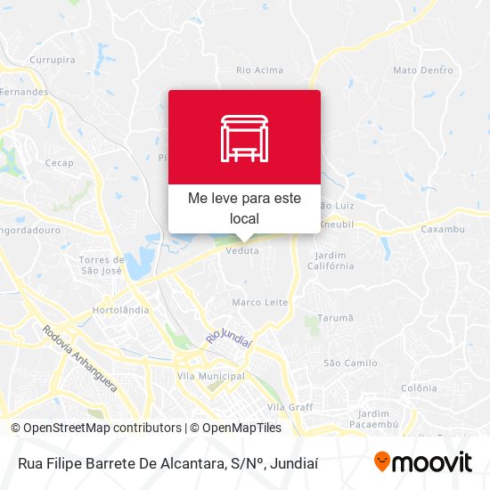Rua Filipe Barrete De Alcantara, S / Nº mapa