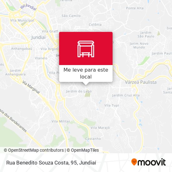 Rua Benedito Souza Costa, 95 mapa