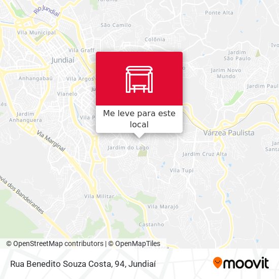 Rua Benedito Souza Costa, 94 mapa
