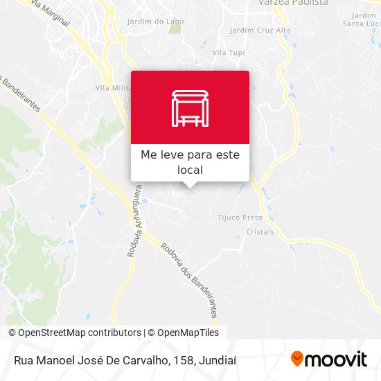 Rua Manoel José De Carvalho, 158 mapa