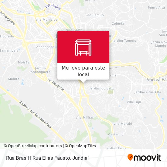 Rua Brasil | Rua Elias Fausto mapa