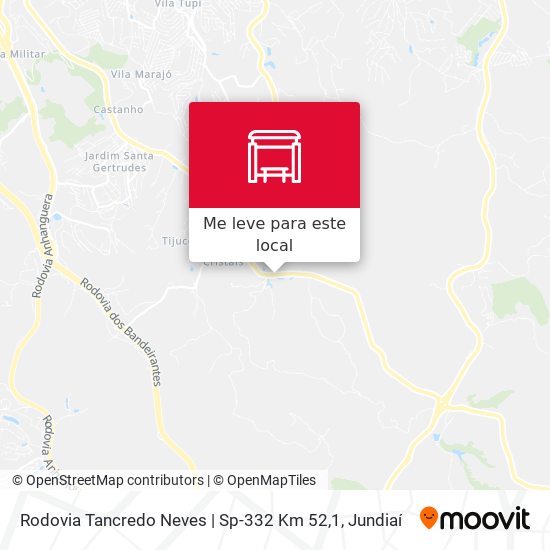 Rodovia Tancredo Neves | Sp-332 Km 52,1 mapa