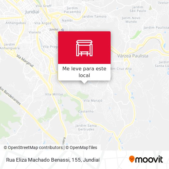 Rua Eliza Machado Benassi, 155 mapa