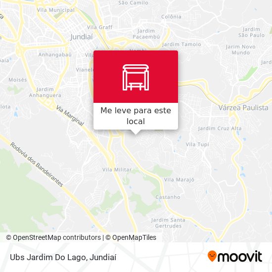Ubs Jardim Do Lago mapa