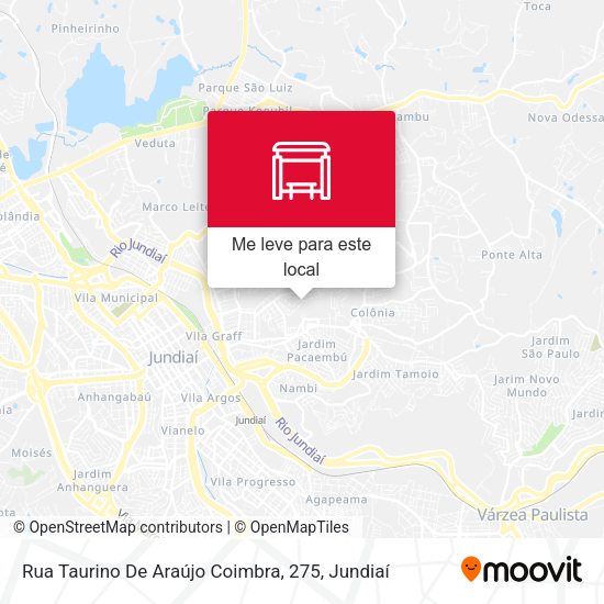 Rua Taurino De Araújo Coimbra, 275 mapa