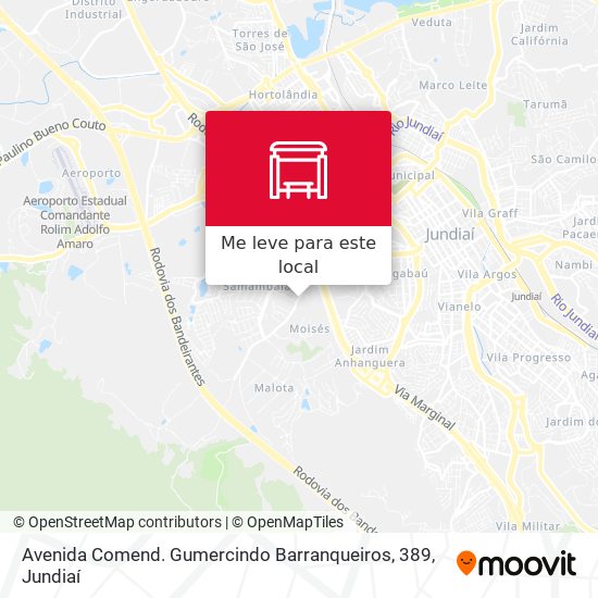 Avenida Comend. Gumercindo Barranqueiros, 389 mapa