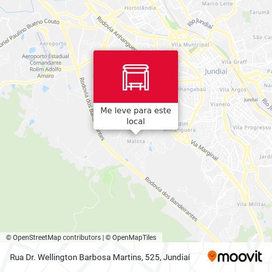 Rua Dr. Wellington Barbosa Martins, 525 mapa