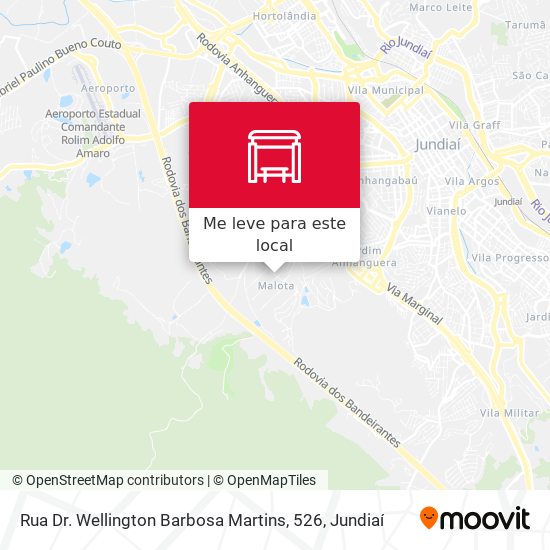 Rua Dr. Wellington Barbosa Martins, 526 mapa
