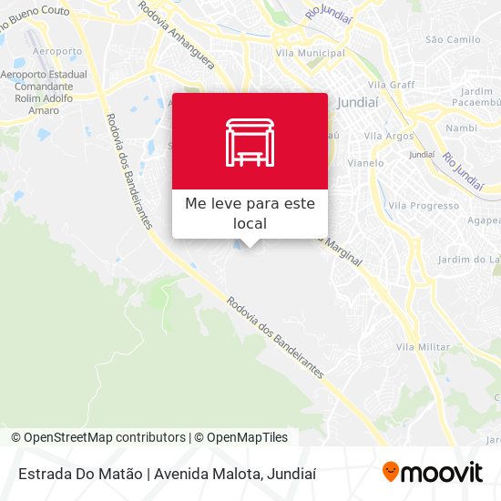 Estrada Do Matão | Avenida Malota mapa