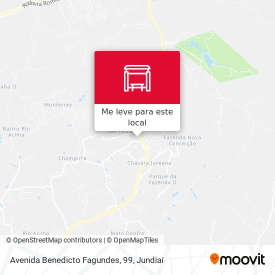 Avenida Benedicto Fagundes, 99 mapa