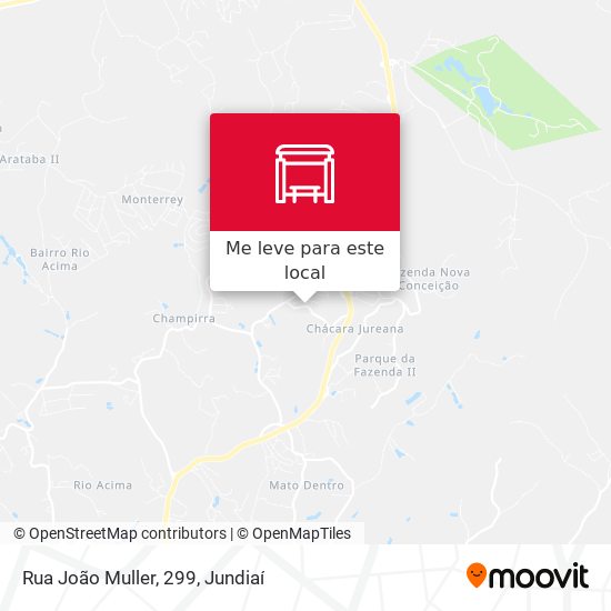 Rua João Muller, 299 mapa