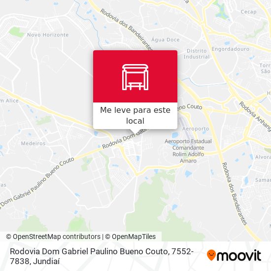 Rodovia Dom Gabriel Paulino Bueno Couto, 7552-7838 mapa