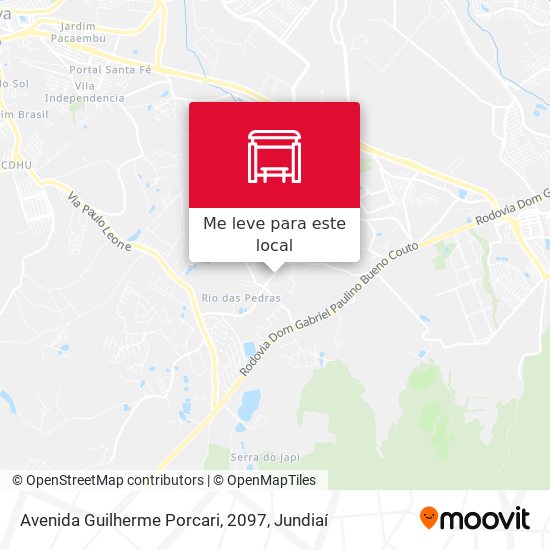 Avenida Guilherme Porcari, 2097 mapa