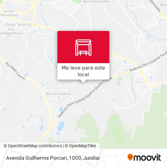 Avenida Guilherme Porcari, 1000 mapa
