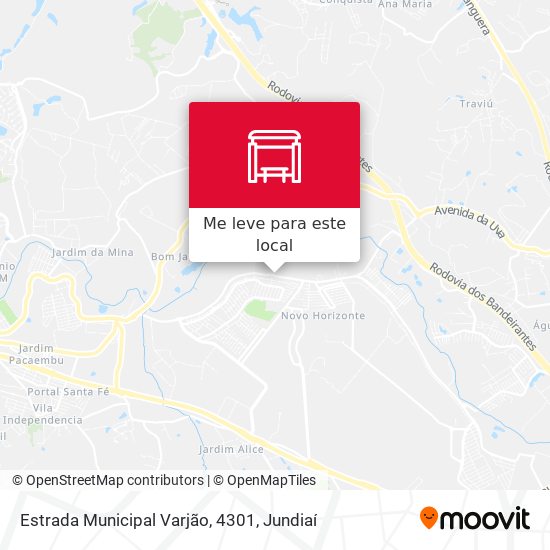 Estrada Municipal Varjão, 4301 mapa