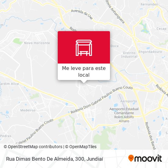 Rua Dimas Bento De Almeida, 300 mapa