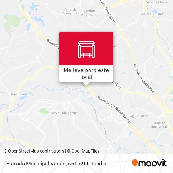 Estrada Municipal Varjão, 651-699 mapa