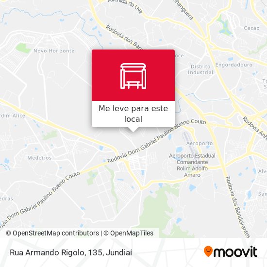 Rua Armando Rigolo, 135 mapa