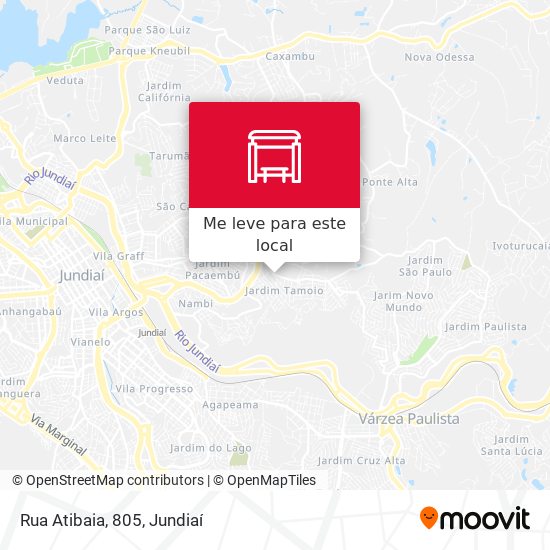 Rua Atibaia, 805 mapa