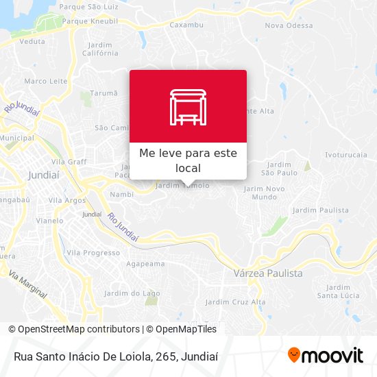 Rua Santo Inácio De Loiola, 265 mapa