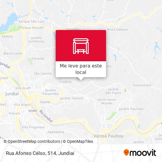 Rua Afonso Célso, 514 mapa