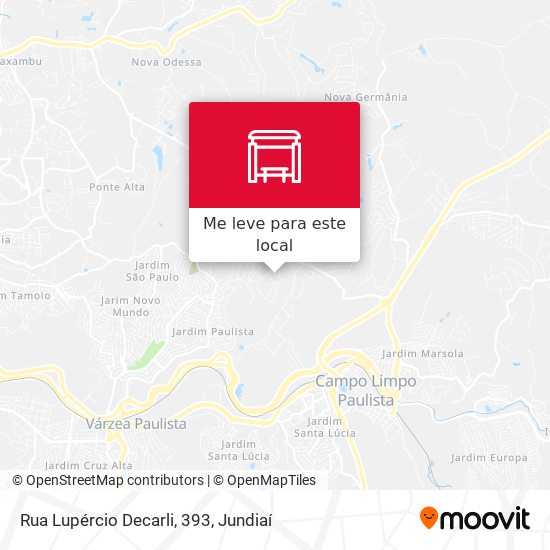 Rua Lupércio Decarli, 393 mapa