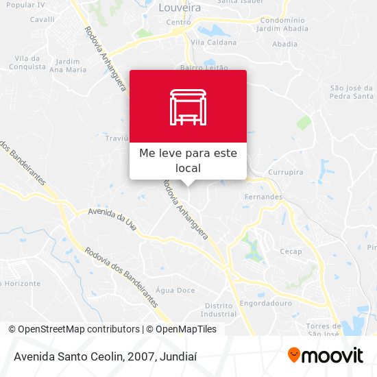Avenida Santo Ceolin, 2007 mapa