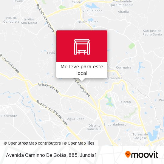 Avenida Caminho De Goiás, 885 mapa