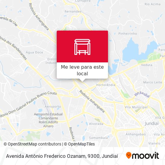 Avenida Antônio Frederico Ozanam, 9300 mapa