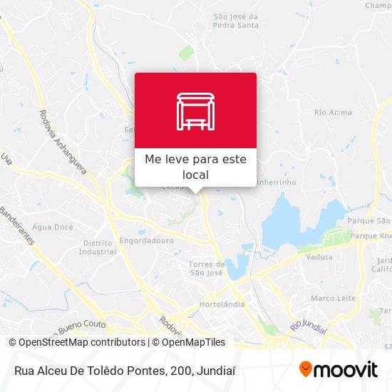 Rua Alceu De Tolêdo Pontes, 200 mapa