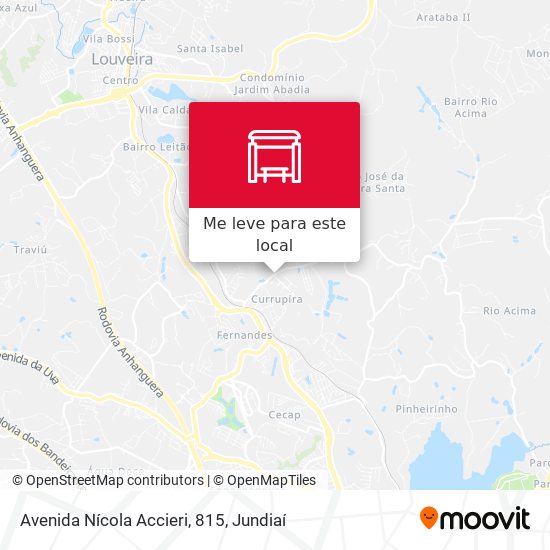 Avenida Nícola Accieri, 815 mapa