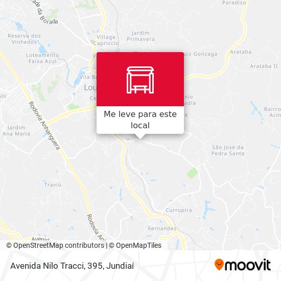Avenida Nilo Tracci, 395 mapa